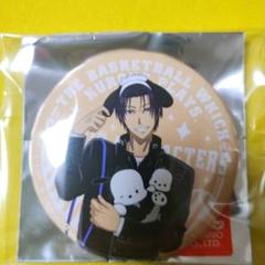 黒子テツヤ　黒子のバスケ　サンリオ　缶バッジ　シナモン 黒子のバスケ×サンリオキャラクターズ グリッター缶バッジ