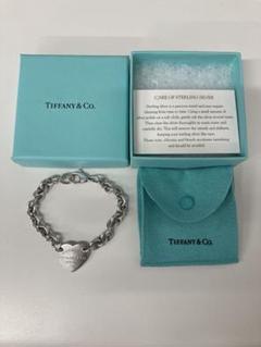 TIFFANY　ビンテージハートチャームブレス　希少✨美品sil925 TIFFANY ビンテージハートチャームブレス 希少✨美品sil925