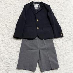 極美品✨green label relaxing ３点セット　紺ブレ　金ボタン