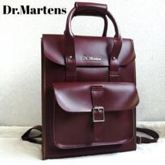 美品☆廃盤品　ドクターマーチン　バックパック　リュック　レザー　チェリーレッド 美品☆廃盤品 ドクターマーチン バックパック リュック レザー