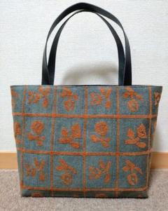未使用❗ミナペルホネン go! ダークグレー ハンドメイド トートバッグ 今日だけのsale☆ミナペルホネン ライトグレー 立体トートバック
