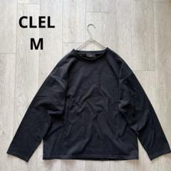 クレイル 黒 ブラック 長袖カットソー Tシャツ