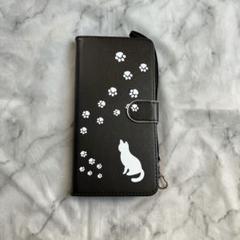 Galaxy A52 5G ケース docomo SC-53B ケース 猫　黒