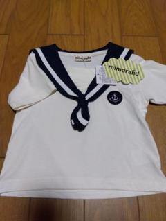 新品タグ付き☆mimorand セーラー襟 Tシャツ 80