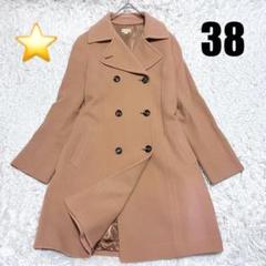 a'aire オンワード樫山 ウールカシミヤAライン ダブルボタン ロングコート