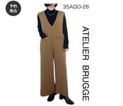 ATELIER BRUGGE Vneck all in one カーキ　38のサムネイル