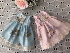 リカちゃん服　700 双子コーデワンピース