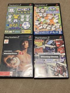 【PS2】サカつく・ウイニングイレブン・やきゅつく　ソフト4本セット