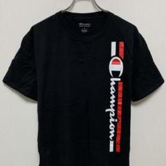 チャンピオン　champion ロゴ　プリント　Tシャツ　古着　ブラック　L