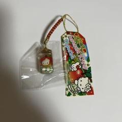 【レア】 ハローキティ 根付け ストラップ 信州 瓶詰め あんず＆りんご 2種 ハローキティ ご当地 信州限定 あんず 瓶詰め 根付 ストラップ