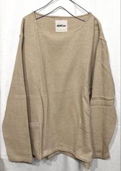 BACKLASHコットンリネンプルオーバーシャツ/バックラッシュレザーデニム