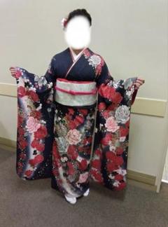 KP1755 振袖 身丈153cm 正絹 着物 成人式 KP1755 振袖 身丈153cm 正絹 着物 成人式