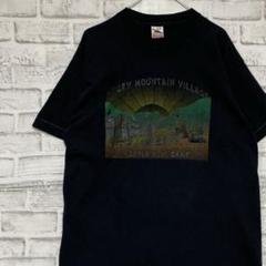 USA製90sヴィンテージTシャツ！シングルステッチ　ブラック半袖古着L715