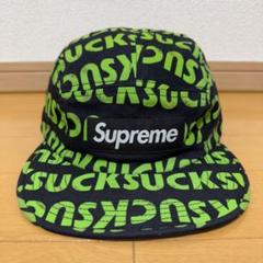 Supreme Suck Camp Cap ブラック 16aw