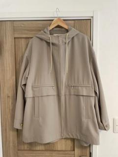 新品　2024SS クルニ　メンズ　ツイルハーフコート