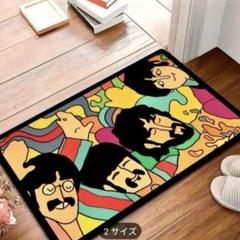 【新品】ビートルズ/ドアマット/玄関マット/ラグ／滑り止めマット/60x40cm