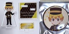 鬼滅の刃 東急ホテル ブッフェ アクリルスタンド&缶バッジ 我妻善逸