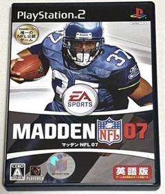 MADDEN NFL 07 PlayStation 2 英語版