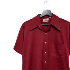 70s jack’s 無地 半袖 ポリシャツ ビンテージ ユニセックス