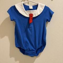 ［美品］バースデイ　futafuta ディズニー ドナルド ロンパース 80cm