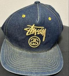 【美品】ステューシー×ニューエラ　デニム　キャップ ステューシー STUSSY × NEW ERA STOCK LOCK DENIM CAP 2017