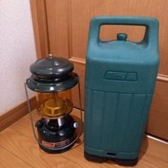 コールマン ガソリンランタン ピークワン？ジャンク)ドイツ軍ガスマスクケース付き コールマン ガソリンランタン ピークワン？ジャンク)ドイツ軍