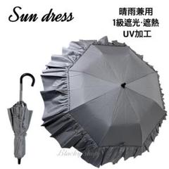 Sun dressサンドレス　チュールレース1級遮光晴雨兼用傘　日傘　新品 Sun dressサンドレス チュールレース1級遮光晴雨兼用傘 日傘