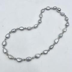 美品✨淡水 バロック 本真珠ネックレス 9~10mm 冠婚葬祭