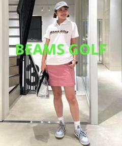 BEAMS GOLF グラデーションロゴ ポロシャツ Lのサムネイル