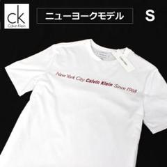 Calvin Kleinカルバンクライン◇ニューヨーク◇白 Tシャツ/CT73S