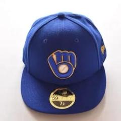新品ミルウォーキー・ブルワーズ 59FIFTY キャップ ニューエラ 7 1/4