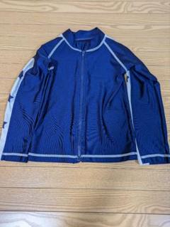 ネイビー ジップアップ ラッシュガード