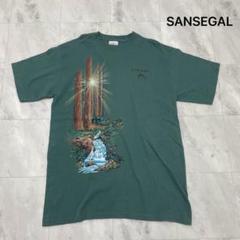 “SANSEGAL サンシーガル　90s USA製　ハーフジップスウェット” 90s LANDS'END ハーフジップスウェット グレー USA製
