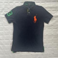 Polo Ralph Lauren ネイビー ポロシャツ S ビッグポニー