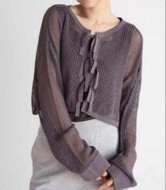 スコットクラブ系列■定価13,500円2wayリボンメッシュニットのサムネイル