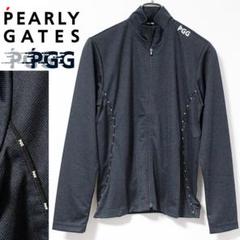 新品 PGG ショルダーロゴ（パーリーゲイツ） ジップアップブルゾン M 黒