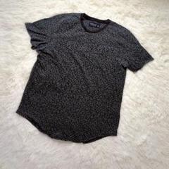 アバクロンビーアンドフィッチ Tシャツ(XL)花柄 総柄 グレー 大きいサイズ