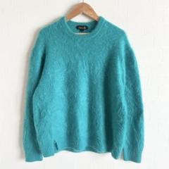 美品✨Drawer 7Gカシミヤファークルーネックニット　ブルー
