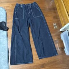 黒 バギーデニム sk8 y2k JNCO bigboy 似 サグクラブ - メルカリ