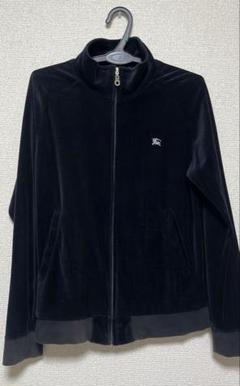 Burberry ベルベット ベロア ジャージ 黒