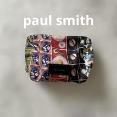 ポールスミス Paul Smith ポーチ メイクポーチ 切手