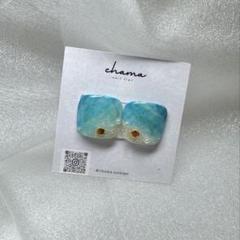 フットネイルチップNO.5 海ネイル