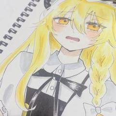 ☁️ 手描きイラスト 東方 霧雨魔理沙