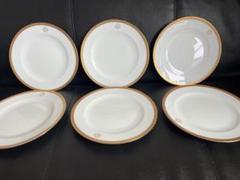 未使用 大倉陶園 アレキサンドリーヌ マロン 20cm プレート ペア 2枚