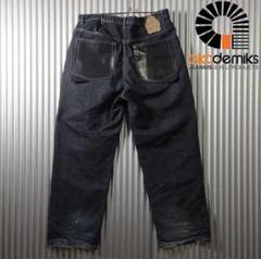 akademiksデニムパンツ ワイド バギー ゆるダボ ヒップホップ B系 .のサムネイル