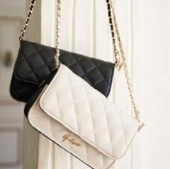 ★ m ★　Herlipto Two-Tone Mini Flap 美品herlipto ハーリップトゥTwo-Tone Mini Flap Bag - メルカリ