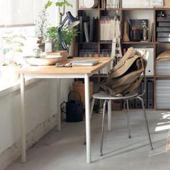 このみ　無印良品MUJI システムデスク タモ材天板 スチール脚 m31151095603_1.jpg?1587567631
