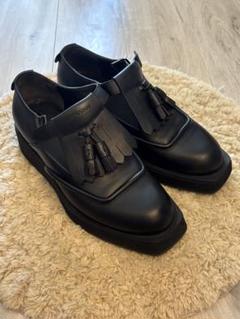 00s DIRK BIKKEMBERGS似 レザー ヒール ブーツ 本革 風 稀 00s DIRK BIKKEMBERGS似 レザー ヒール ブーツ 本革 風 稀 靴
