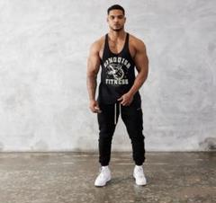 VANQUISH FITNESS ヴァンキッシュフィットネス黒タンクトップXL