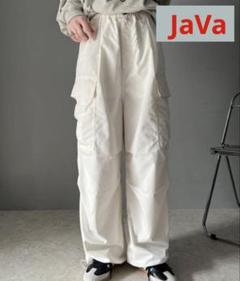 新品！Java ジャバ カーゴパンツ 白